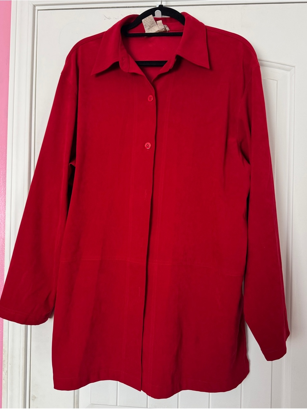 Women red Tunic blouse size 1X